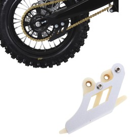 DREAM MOTION Motorcycle Aluminum Chain Guide Protector Sprocket Guard Protector for Honda CRF250R CRF110 Apollo125cc Kawasaki KLX110 KAYO Ducati Suzuki KTM ATV Dirt Bike Accessories(Silver)