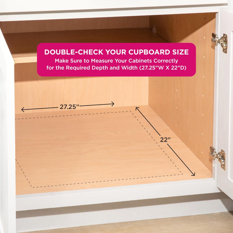HOLDN’ STORAGE Heavy-Duty Premium Collection Pull Out Cabinet Organizer, Cabinet