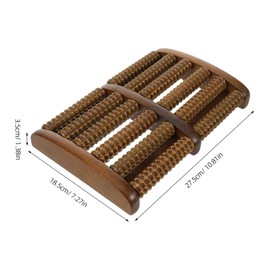 FRCOLOR Portable Meridian Massage Tool with Curved Rollers for Foot Pressure Relief Compact Design for Daily Use Enhances Relaxation and Sleep Quality