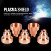 5pcs Plasma Shield Cup Cap for MAX65/85/105 Cutting Torch Consumables