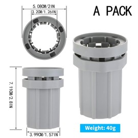 Faucet Coupling Nut, Faucet Fixing Tool Lock Nut Set, 1.26 Inch Quick Tighten & Release Locking Nut, One Hole Faucet Shanks Fixing Accessory for Attaching to Faucet Shanks from Underneath Counter