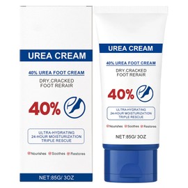 Urea Cream 40 Percent for Feet - Urea Foot Cream - Foot Cream for Cracked Heels and Dry Skin - Deep Moisturizing Cracked Heel Skin Cream Softens Foot Skin - 85g