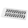 10 Pairs Cat Eye Lashes Clear Band Fluffy Natural False