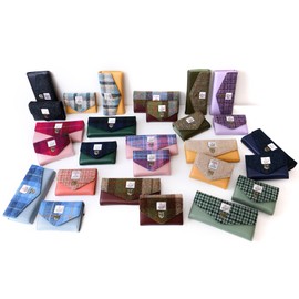 Islander HarrisTweed Lady’s Small Clasp Purse L:13cm H:9cm W:4cm, Scottish