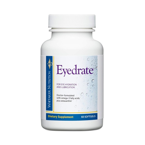 Dr. Whitakers Eyedrate Hydration and Lubrication Supplement with Omega-3, Omega-7