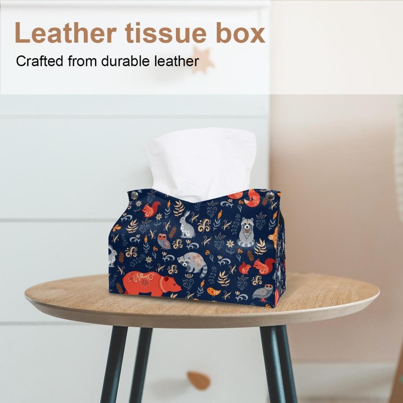 2 Pack Tissue Box Cover Holder, Painting in Bloom Drawing