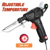 VEEVIIY Soldering Gun Kit, 120W Adjustable Temp Multi-Function Soldering Iron