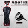 Golf Club Head covers Fairway Wood FW with Interchangeable Number