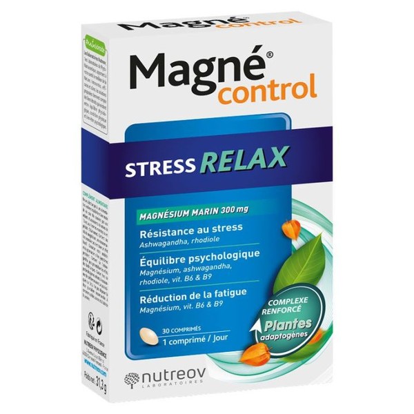 Nutréov Physcience Nutreov Magné Control Stress Relax 30 comprimés