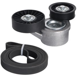 90K-39120G Complete Serpentine Belt Tensioner Component Kit Compatible with Jeep Liberty 2009-2012 for Dodge Nitro 3.7L V6 OE# 39120 K060882