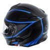 TORC Unisex-Adult Flip-Up Motorcycle Helmet (Matte Blue, X-Large)
