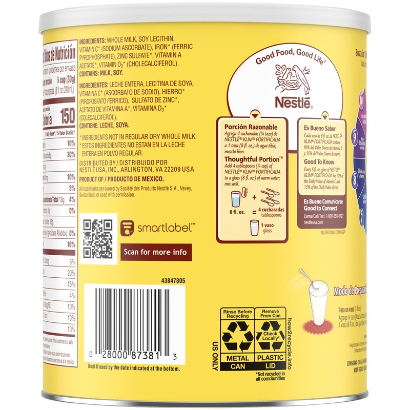 NESTLE KLIM Powdered Milk 800g