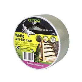 CROC grip Commercial High Grit White Anti-Slip Tape -48mm x 5m