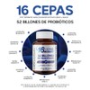 Probióticos Men´s Edition y 52 Billones 16 Cepas con creatina|