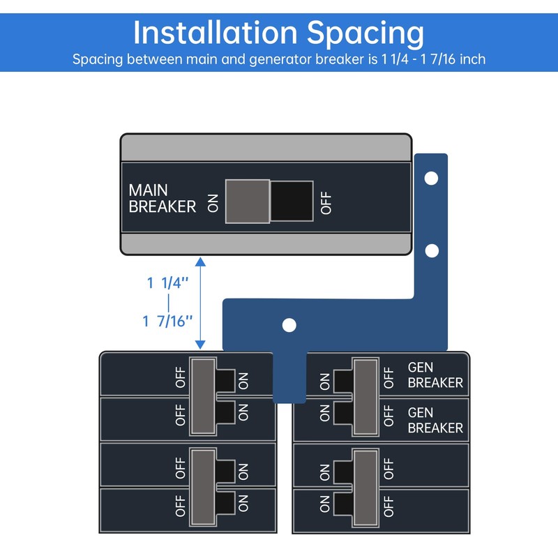 Generator Interlock Kit Fit for Eaton Cutler Hammer BR and