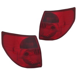 Replacement for Toyota Sienna 2006-2010 XLE, Limited, LE, CE Mini Passenger; CE Mini Cargo Van Halogen Tail Light Set With Bulb, Left&Right, DOT&SAE, 81550-AE020, 81560-AE020, TO2804102, TO2805102