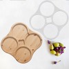 beinkmake 5 in 1 Circle Router Template Acrylic Clear Valet