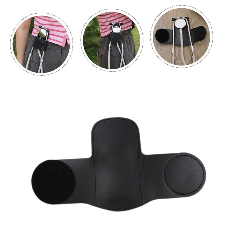 Sosoport 2pcs Stethoscope Tape Holder with Sturdy Clip and Secure