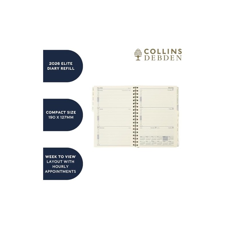 Collins - Elite - Compact 2026 12 Month Calendar Year