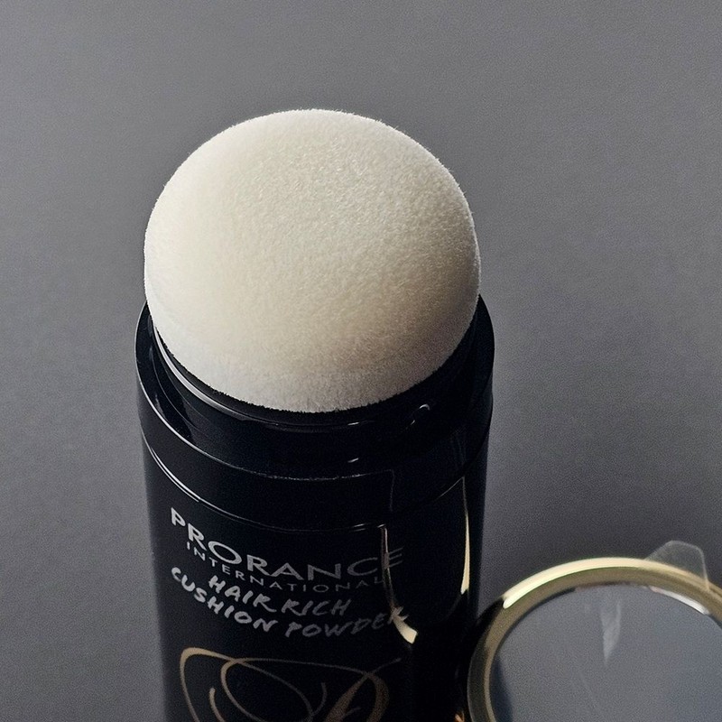 Prorance Hair Rich Black Chae Cushion Powder Empty Hair Cover