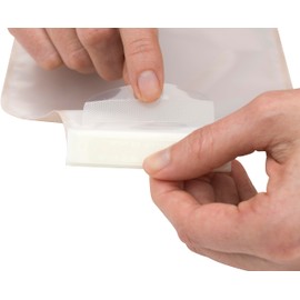 Hollister Hollister 18134 Drain Pouch Lock 'n Roll Transparent 2-3/4"