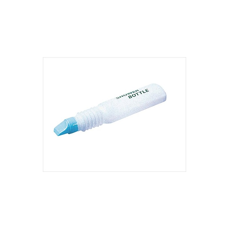 shower bottle blue