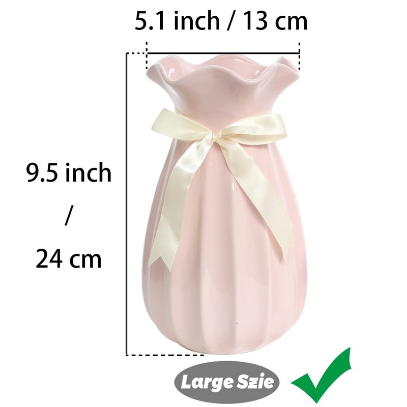 Ceramic Vases for Minimalist Modern Home Decor, Decorative Flowers Vase