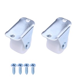 MroMax 1x 2X 4X 1-inch Dia Nylon Single Wheel Top Plate Fixed Caster