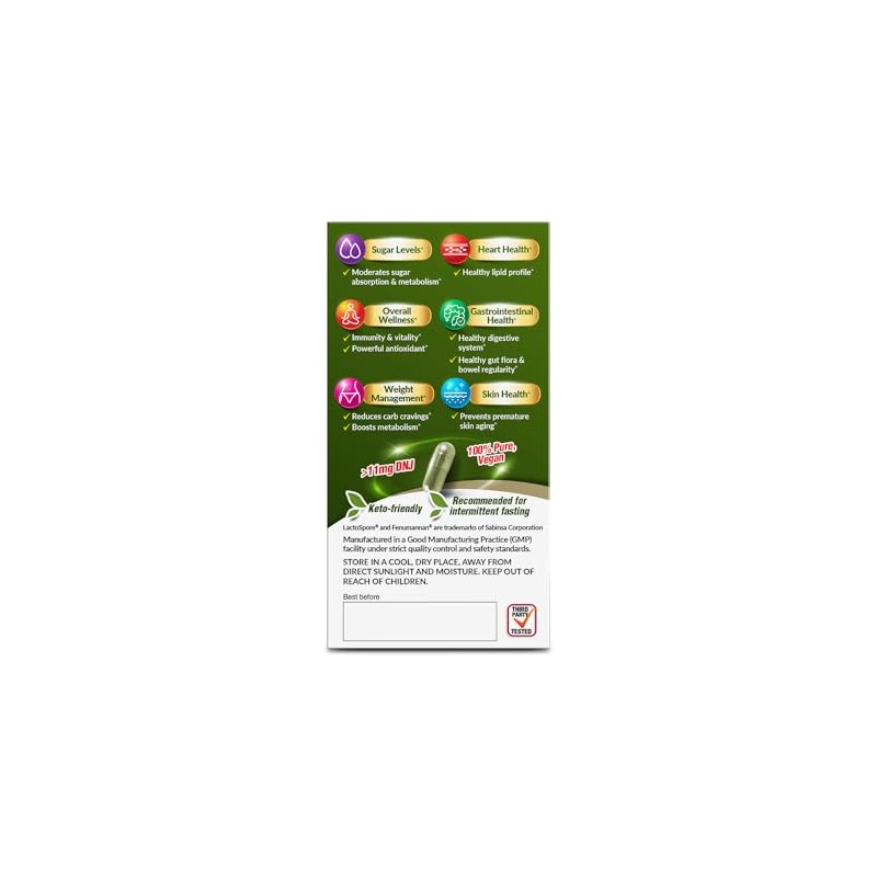LABO Nutrition- Cápsula Mulbiótica, Extracto Orgánico de Hoja de Morera