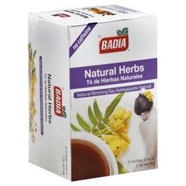 Badia Natural Herbs Tea Bags 25-Count (Pack of 3) by Badia