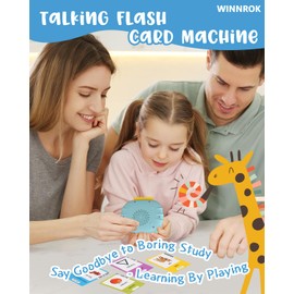 510 Words French English Bilingual Talking Flash Cards for Toddlers, Montessori Learning Toys Pocket Speech for Kids, Autism Autistic Sensory Toys Birthday Gifts for Boys Girls