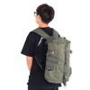 Fishing Tackle Backpack Large Capacity Portable Cylindrical Fishing Rod Bag