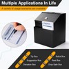 LINSIRON Suggestion Box with Slot and Lock 2 Pcs Metal