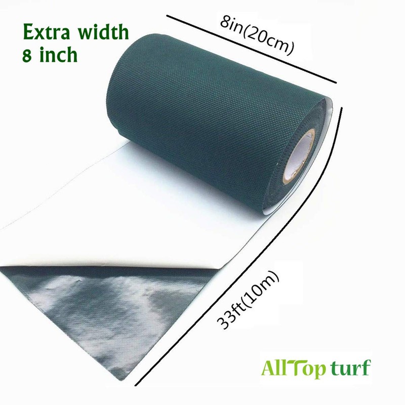 ALLTOP TURF 8inX33ft(20cmX10m) Self-Adhesive Seam/Seaming Tape for Light Duty Sports