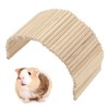 Pet Hideout Bridge Wooden Safe Bendable Small Pet Climbing Tunnel