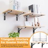 Fatiya Folding Shelf Brackets Stainless Steel 10 Inch Heavy Duty