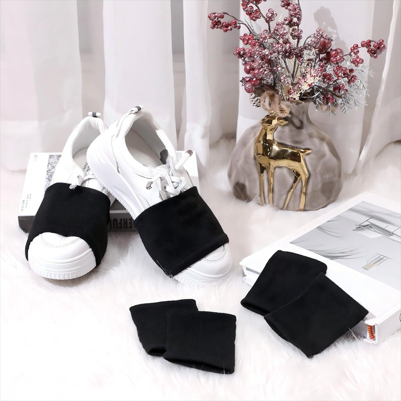 Haysandy 16 Pairs Dance Shoe Covers over Sneakers Dance Shoe