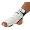 Taekwondo Foot Protectors CE White or Black (Black, L)