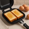 Zerone Frying Pan, Non Stick Double Sided Baking Pan Multifunction
