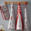 Catherine Lansfield Christmas Gnomes Cotton 50x75cm Kitchen Tea Towel Pack