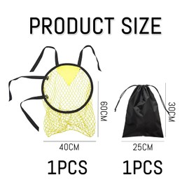 MEMOFYND 1 Piece Of Football Target Net, 1 Piece Of Oxford Cloth Storage Bag, Football Training Net Bag, Convenient Net Bag, Shooting Practice Target Net, Football Training Accessories