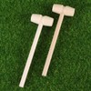 KESYOO Hammer Toy, Wooden Hammer, Mallet, Minaret, Ornament, Gavel, Wood