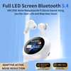 Wireless Bluetooth 5.4 Earbuds,ENC/ANC Noise Cancelling Earphones,LED Full Screen Smart