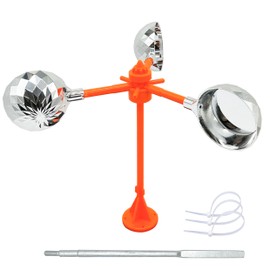 Bird Reflective Spinning Deterrent Devices for Outside Keep Birds Away Pigeon Woodpeckers Deterrent for Garden Roofs