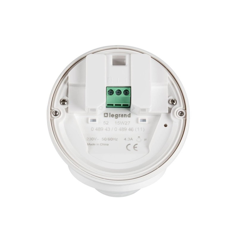 Infrared ceiling motion sensor, White