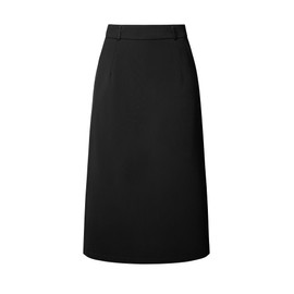Hobemty Women's Pencil Skirt High Waist Split Back Work Midi Skirts Black XX-Large