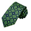 Hi-Tie Men's Christmas Tie Set Tie Pocket Square Cufflinks Set