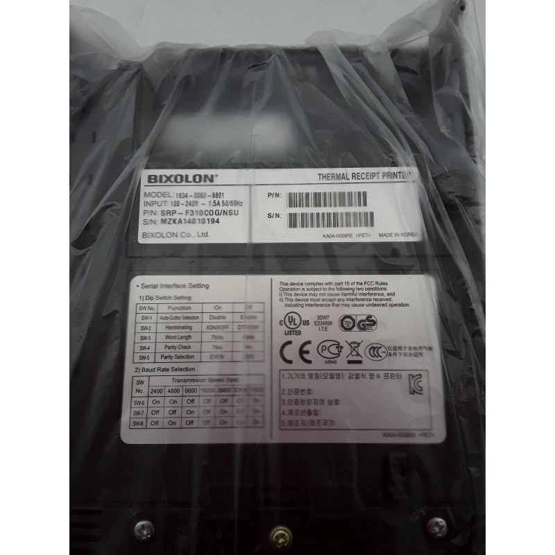 BIXOLON Thermal Receipt Printer (SRP-F310C0G/NSU)