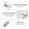 Fridge Lock with Code, Pack of 4 Fridge Locks, No