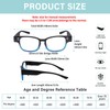 3Pack Reading Glasses with Light Bright LED Readers Magnifying Glass